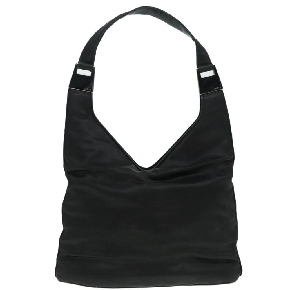 GUCCI Tote Bag Nylon Black Auth ti2101 - Picture 15 of 16